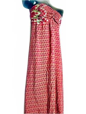 Beautiful  Strapless Printed Maxi Dress *NWOT